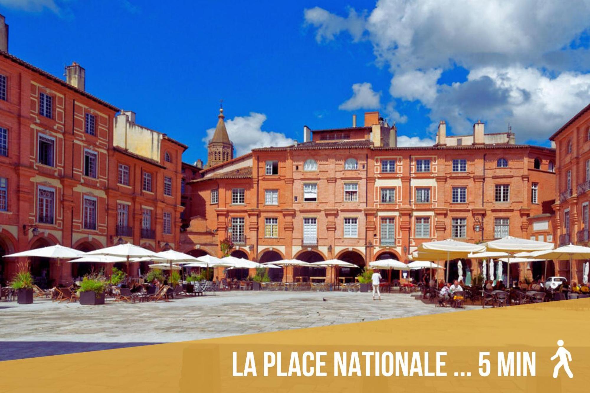 Le Lodge Central - Parking - Vue Piscine - By Montauban City Exterior photo
